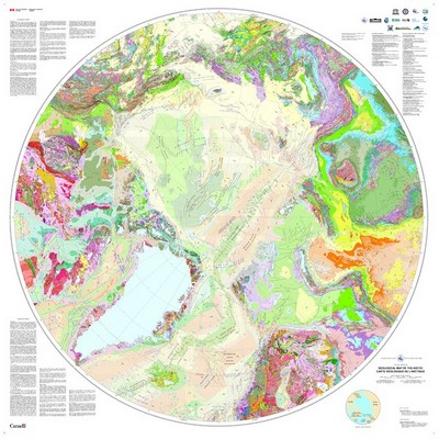 Carte géologique de l’Arctique