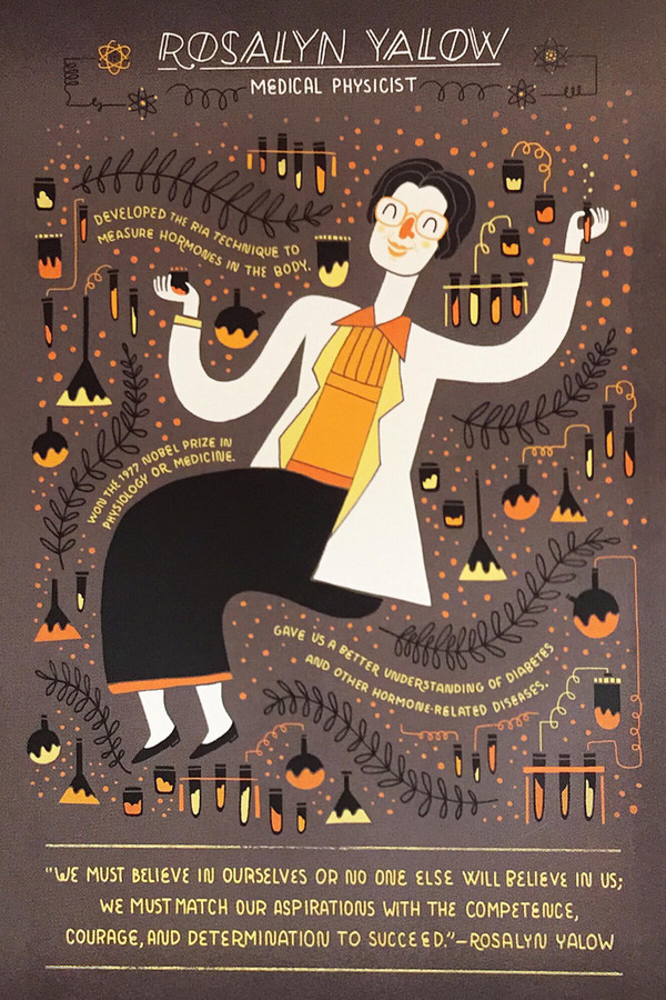 Illustration by Rachel Ignotofsky (Source: Women in Science: Fifty Fearless Pioneers Who Changed the World).