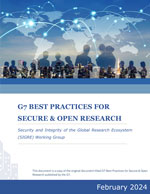 G7 Best Practices for Secure and Open Research