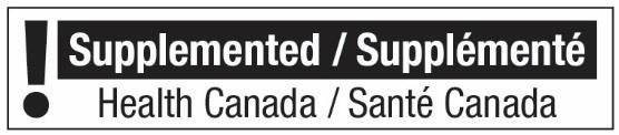 Figure 3: Example of a bilingual supplemented food caution identifier