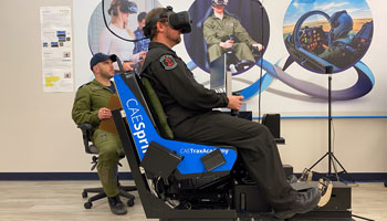 Learning to fly: DRDC research examines virtual reality training for pilots