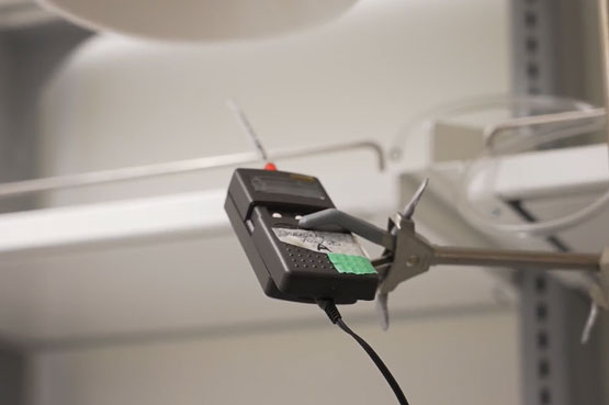 Figure 3: Air monitor to test the air quality in Health Canada labs