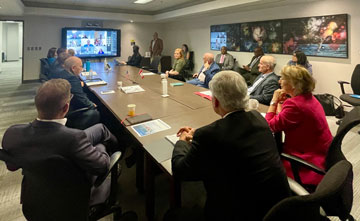 On June 6, 2023, the Office of the Chief Science Advisor hosted the first in a series of Canada-U.S. tabletop exercises on emergency preparedness. These exercises aim to strengthen processes for the effective exchange of scientific information between the two nations.