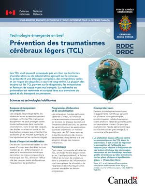 Prévention des traumatismes cérébraux légers (TCL)
