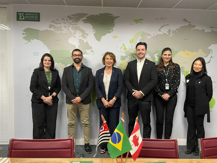 Fostering stronger Brazil–Canada ties: Dr. Nemer visits São Paulo’s Instituto Butantan to learn about Brazil's capabilities in vaccine research and production. The institute operates a biobank designed to store samples for up to 10 years across a national lab network.