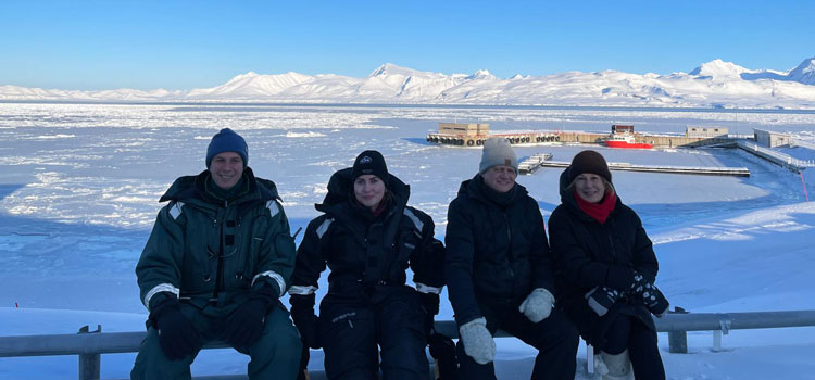Science Mission to Norway: Dr. Mona Nemer (right) sits with Dr. Dimitri Kusnezov, Under Secretary for Science and Technology, U.S. Department of Homeland Security; Camilla Brekke, Director, Norwegian Polar Institute; and Ivar B. Prestbakmo, State Secretary to the Norwegian Minister of Research and Higher Education.