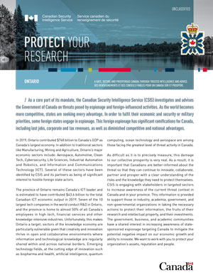 Protect your research - Ontario