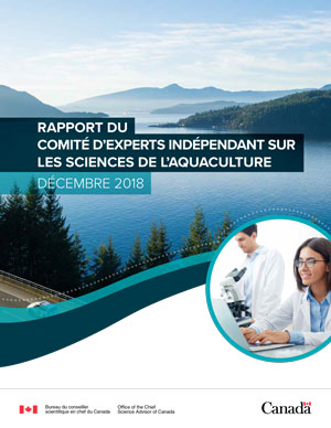 Rapport Comité d’experts indépendant sur les sciences de l’aquaculture