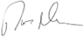 La signature de Mona Nemer