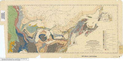 Première carte géologique du Canada