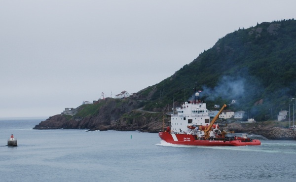 CCGS Terry Fox departs from St. John's, NL