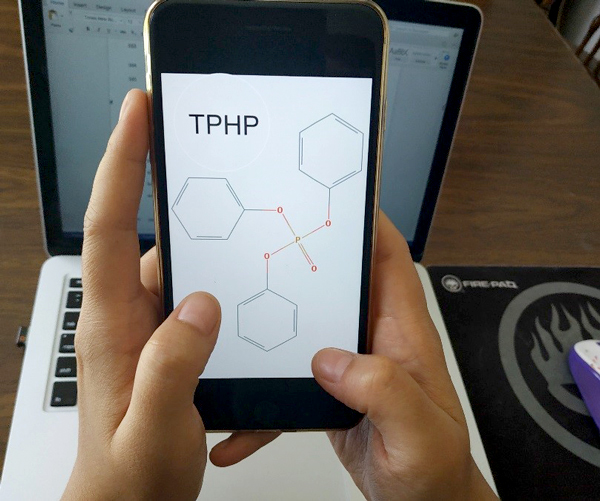 Photo: Triphenyl phosphate (TPHP) is one type of OPE.