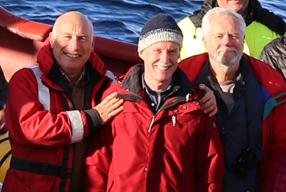 Senior scientists on board, Dallimore, Melling and Paull