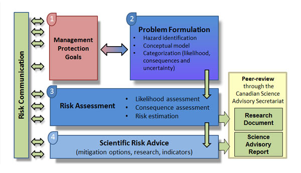 Figure 2: Overview of Risk Assessment Process Under the Aquaculture Science Environmental Risk Assessment Initiative