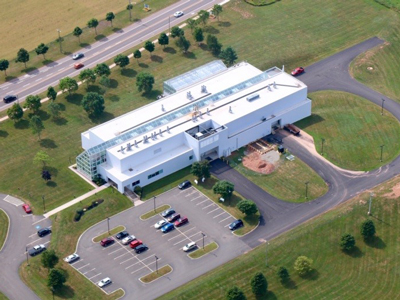 Vue aérienne du laboratoire de Charlottetown