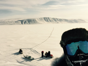 Chris Derksen dans l’Arctique