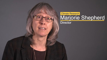 Marjorie Shepherd - Recherche sur le climat, Directrice