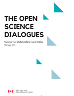 The Open Science Dialogues: Summary of stakeholders round tables