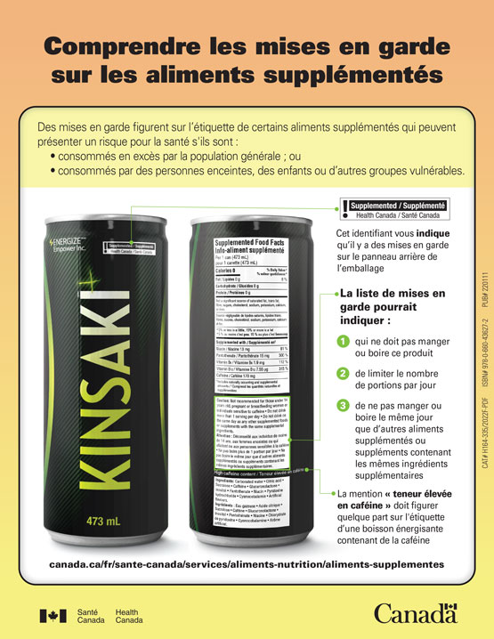 Comprendre les mises en garde sur les aliments supplémentés