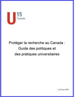 Protéger la recherche au Canada : Guide des politiques et des pratiques universitaires