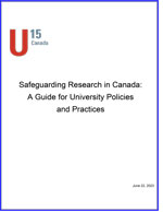 Safeguarding Research in Canada: A Guide for University Policies and Practices